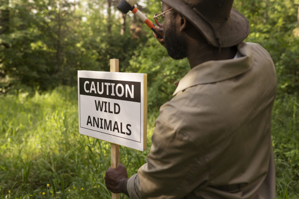 Protect wild life during camping