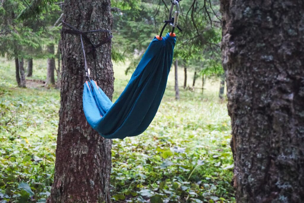 hammock camping during summer for outdoor alternate cooling 