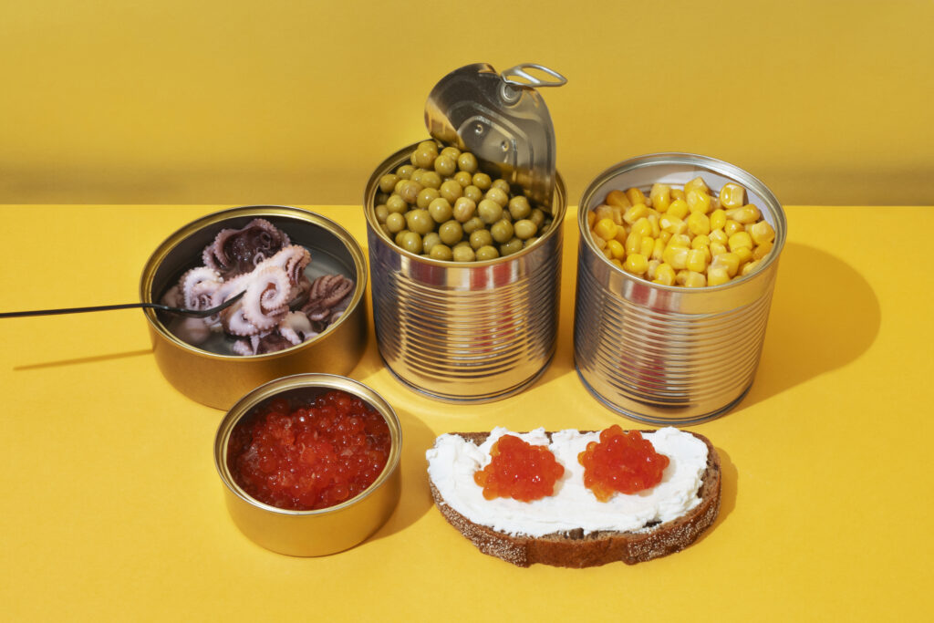 Canned or Tinned Food