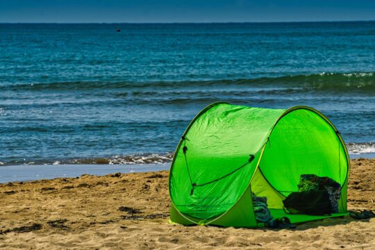 Beach camping tips