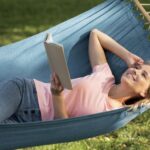 Camping in a hammock